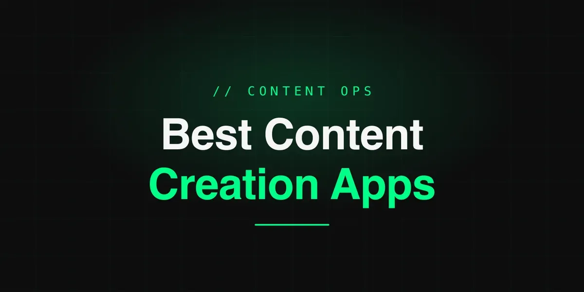 Best content creation apps for creators and bloggers